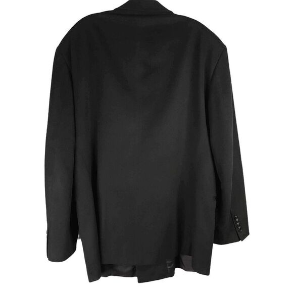 Loro Piana Hugo Boss Men's Black Cashmere Wool Sport Coat Blazer Jacket Size 42R - Picture 3 of 15
